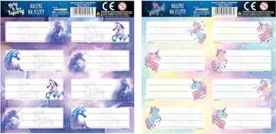 Image de Autocollant de carnet de notes licorne 15 Derform