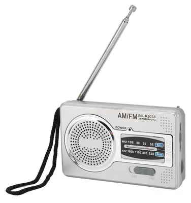 Productafbeelding van Draagbare Radio, AM FM-transistorradio met Koptelefoonaansluiting voor Buitenreizen