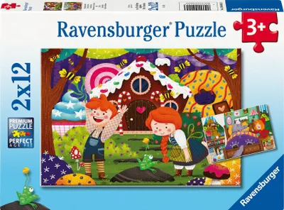 Image de Ravensburger Jigsaw Puzzle Fairy Tales, 2x12pcs.