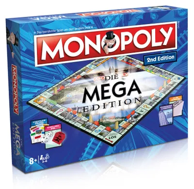 Produktbild von Monopoly Mega 2nd Edition Gesellschaftsspiel Brettspiel Spiel Auflage