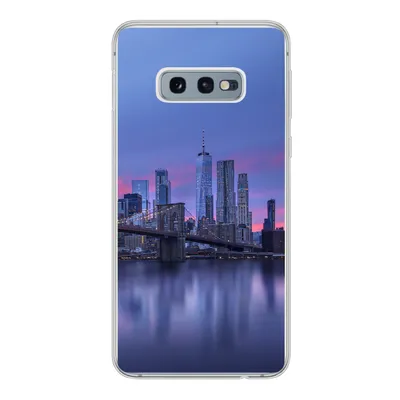 Produktbild von MuchoWow® Handyhülle Schutzhülle Hülle für Samsung Galaxy S10e New York - Wasser - Brücke Silikon Softcase Handy Hülle - Handy