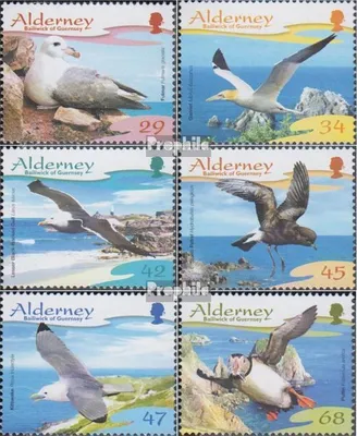 Produktbild von Briefmarken GB - Alderney 2006 Mi 280-285 (kompl.Ausg.) postfrisch Seevögel