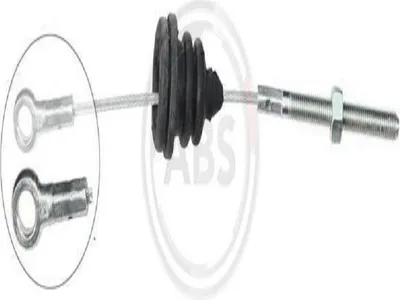 Produktbild von A.B.S. Handbremsseil Seilzug Feststellbremse für VOLVO 480 E (482) Vorne K11781