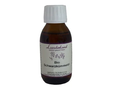 Produktbild von Lunderland Bio Schwarzkümmelöl 250ml ohne weitere Zusätze