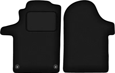 Immagine prodotto di Wielganizator tappetini auto velours anteriori adatto per Mercedes Vito W447 (2014-, furgone) neri, set 2 pz, con fissaggi