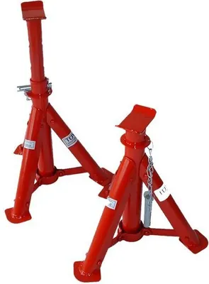 Image de Chevilles de soutien pour atelier, 2 pièces, différentes hauteurs, réglables, charge maximale 2 t