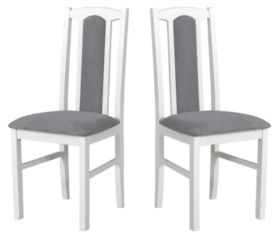 Image de CHAISE DE SALLE À MANGER - Lot de 2 Bos 7 blanc soro 90