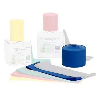 Image de Theraband Band Sans Latex 22 M Bleu 22 m