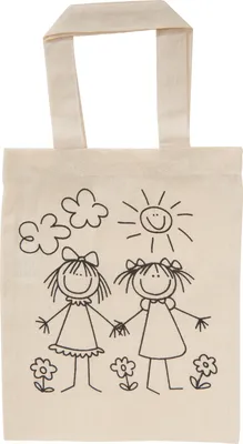 Produktbild von BW-Tasche, bedruckt "Freundinnen", ca. 25x21cm