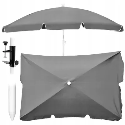 Produktbild von Black Forest Klappbarer Gartenschirm 2m schwarz
