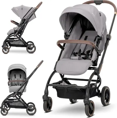 Produktbild von Kinderbuggy Lorelli Makaya mit 360° drehbarem Sitz bis 22 kg Grau