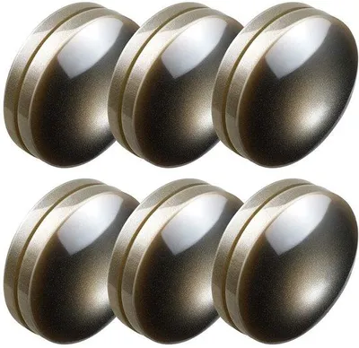 Produktbild von Robuste Duschenmagneten, grau, 6er Set, kunststoffbeschichtet