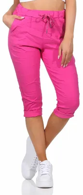Produktbild von Caprihose Kurze Sommerhose mit Stretch 36 bis 48 Schlupfhose für Damen