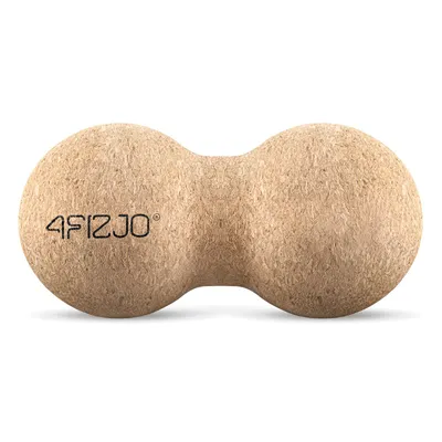 Produktbild von 4FIZJO Duoball aus Naturkork, Ø 6,5 cm, Doppel-Massageball, Braun