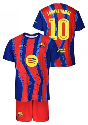 Produktbild von FC Barcelona Junior Fußballset Trikot & Shorts Lamine Yamal 2025/26 BC59EY 140