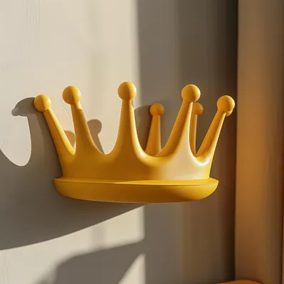 modernes Kronen-Wandregal – Decords Wandregal, Produktansicht 1