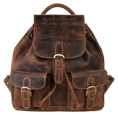Produktbild von GREENBURRY Freizeitrucksack Rucksack Vintage Backpack Brown braun