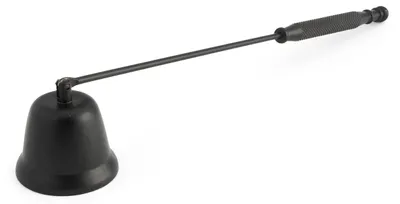 Kerzenlöscher 22 cm, Metall, schwarz, Flammenlöscher
