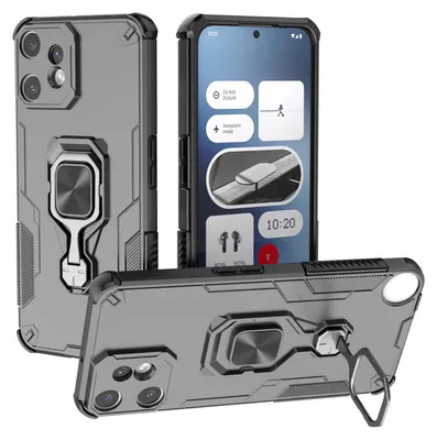 Obrázek produktu pro Pro nic CMF Phone 2 Pro TPU Design Magnet Ring Holder Ochranné pouzdro Black
