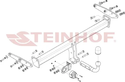 Produktbild von Z548255 Anhängerkupplung passend für VOLVO XC 40 10/2017- starr