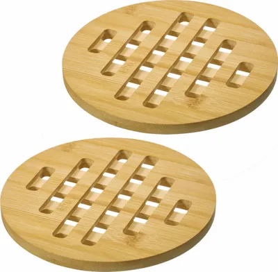 Image de WESTMARK 15592270 2 WESTMARK Untersetzer Tapas + Friends hellbraun 20,0 cm