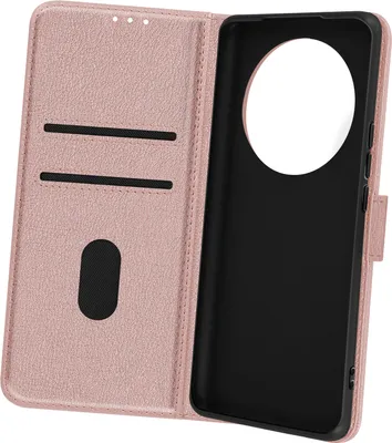Produktbild von Avizar, Kunstlederetui mit Standfunktion Honor Magic 6 Lite 5G, Champagnerrosa