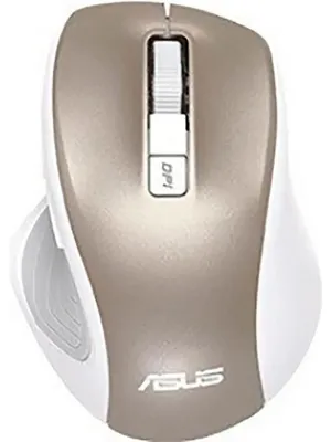 Produktbild von ASUS MW202, rechts, IR LED, RF Wireless, 4000 DPI, Gold