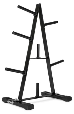 Produktbild von VirtuFit Hantelscheibenständer 30 mm, mattschwarz, 7 Aufnahmestifte