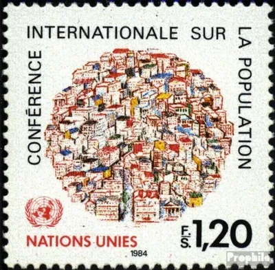 Produktbild von Briefmarken UNO - Genf 1984 Mi 119 (kompl.Ausg.) postfrisch Bevölkerungskonf.