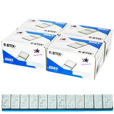 Produktbild von 400 Streifen STIX Klebegewichte 60G (12x5G), Stahl, verzinkt