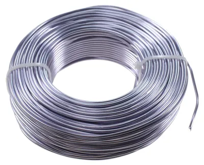 Produktbild von 60m Aluminiumdraht Ø 2mm Aludraht Basteldraht Dekodraht Schmuckdraht flieder
