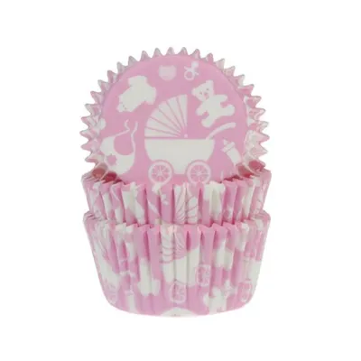 Produktbild von 50 Muffinförmchen Baby Rosa