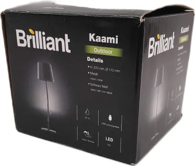 Zdjęcie produktu dla Lampa stołowa LED Lightbox do wnętrz i na zewnątrz, 37 cm, wysokość 23 cm, średnica 10 cm