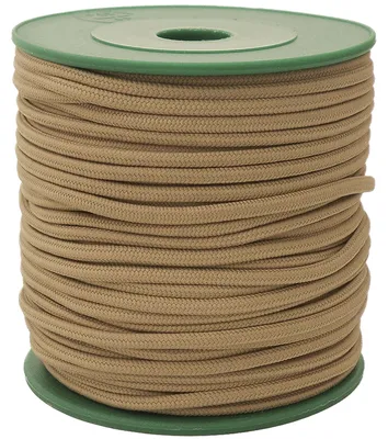 25m extra starke Gummikordel 3mm, Gummiband, Bekleidungsgumm beige