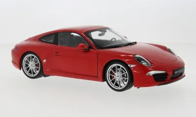 Produktbild von Welly WEL18047RED - 1/18 / Porsche 911 (991) Carrera S, rot - Neu