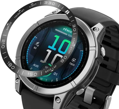 Obrázek produktu pro INF Nerezový kroužek pro Garmin Fenix 8 Černá 47 mm