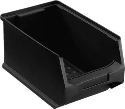 Produktbild von Leitfähige Sichtlagerbox 3.0 | HxBxT 12,5x14,5x23,5cm | 2,8 Liter | ESD, Sichtlagerbehälter, Sichtlagerkasten, Sichtlagerkastensortiment, Sortierbehälter
