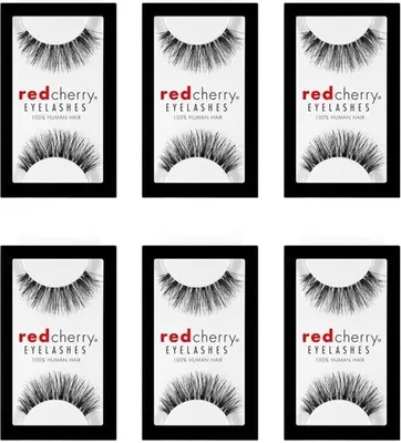 Produktbild von Red Cherry #523 False Eyelashes (Pack of 6 Pairs)