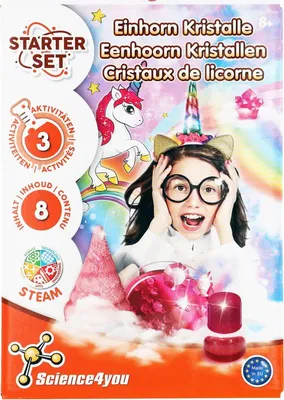 Produktbild von Wissenschaftliche Einhornkristalle | 3 Stück