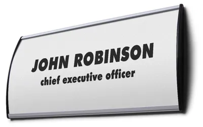 Image de Plaque de porte Showdown IS - DIN A5 - Aluminium - Silver