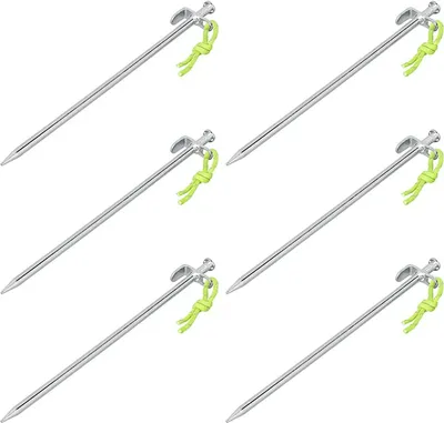 Produktbild von 6x Felsbodenhering 30cm L-Haken Ø9mm