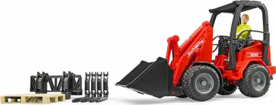 Produktbild von Bruder 02191 - Poľnohospodársky nakladač Schäffer 2630 s figúrkou a príslušenstvom, 1:16