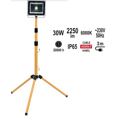 Obrázek produktu pro Lampa COB LED na stojanu 1x 30W