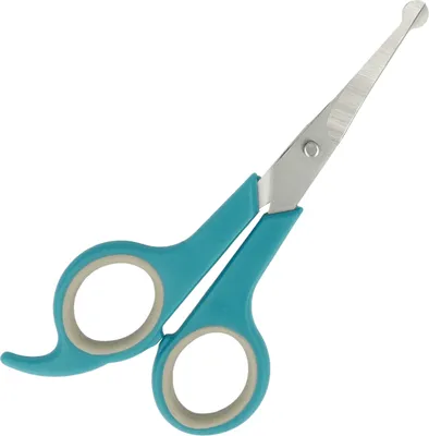 Produktbild von Fellschere abgerundet Augenschere Pfotenschere 14,8cm Haarschere Hund Katze