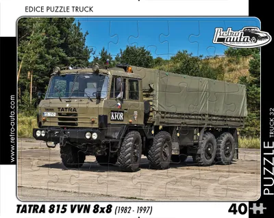 Obrázok produktu pre Puzzle TRUCK 32 - Tatra 815 VVN 8x8 (1982 - 1997) - 40 dielikov