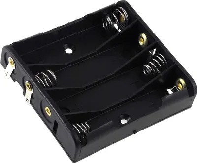 Produktbild von Batteriehalter für 4x Micro/AAA Batterien mit Lötfahnen