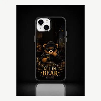 Image de Coque pour iPhone 15, étui de protection pour téléphone portable, motif ours – LUNØIR ©