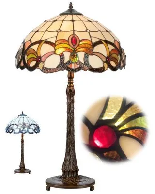 Immagine prodotto di Lampada da tavolo alta Tiffany Slim della collezione CASIOPEA Ø40*72