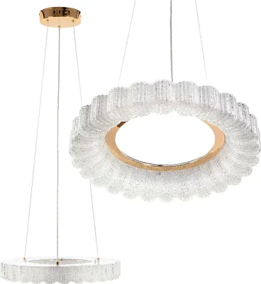 Produktbild von TOOLIGHT Led-Hängelampe Led Ms018-Cp 40Cm Rose Gold