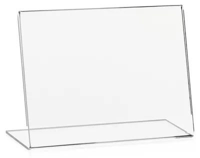 Produktbild von Set mit 5 transparenten Acryl-Werbeständern im Format A6